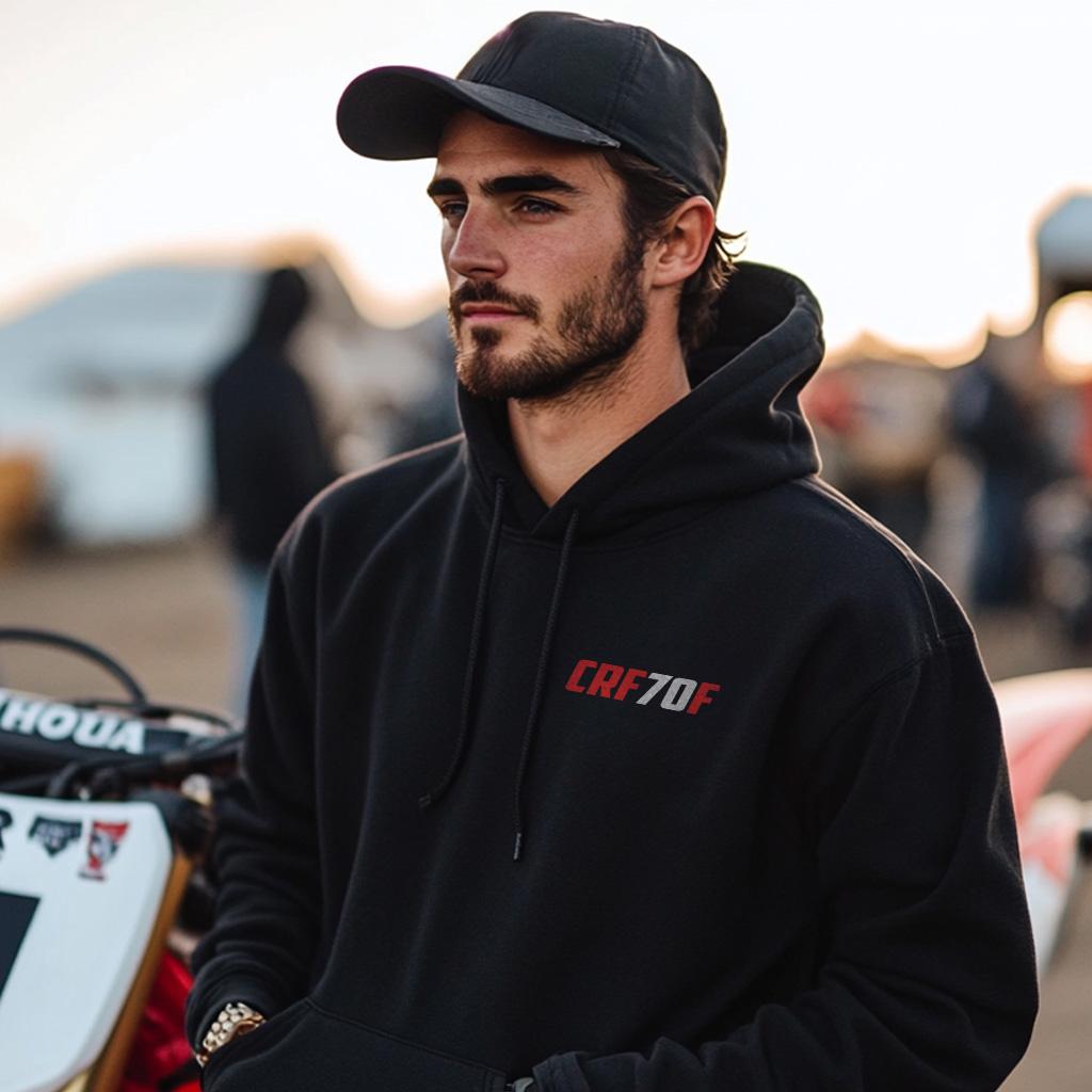 Honda CRF70F Inspired Hoodie - Motorcycle Sweatshirt