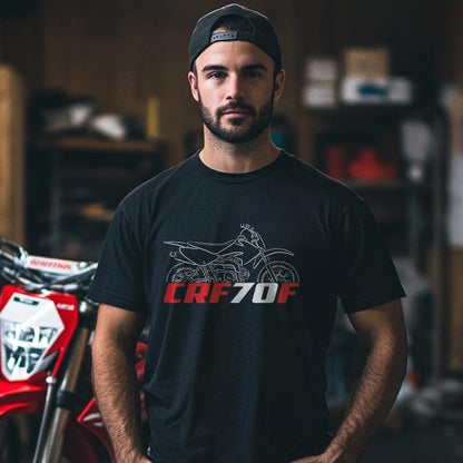 Honda CRF70F Inspired T-Shirt - Motorcycle Tee Shirt