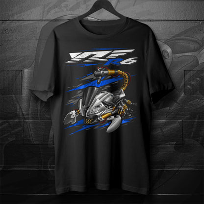 Yamaha YZF-R6 2008-09 Inspired T-Shirt - Motorcycle Tee Shirt