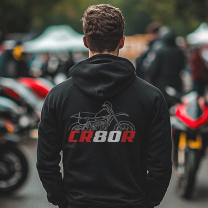 Honda CR80R Inspired Hoodie - Motorcycle Sweatshirt