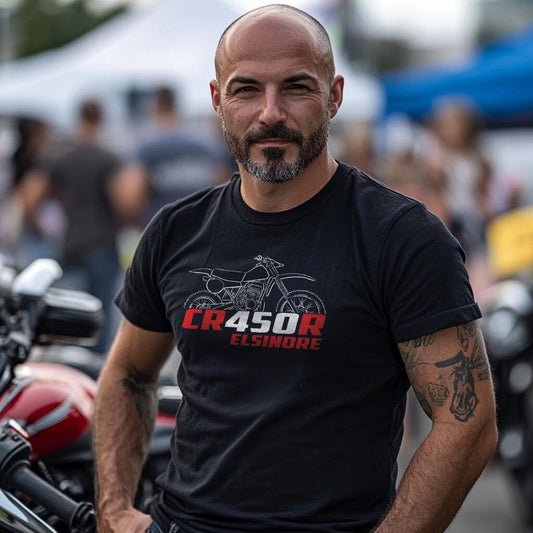 Honda CR450R Elsinore 1981 Inspired T-Shirt - Motorcycle Tee Shirt