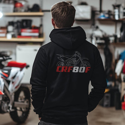 Honda CRF 80F Inspired Hoodies - Motorcycle Sweatshirt