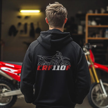 Honda CRF 110F Inspired Hoodie - Motorcycle Sweatshirt