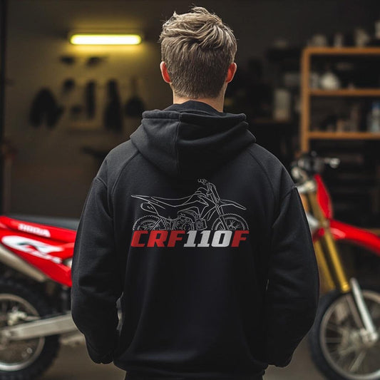 Honda CRF 110F Inspired Hoodie - Motorcycle Sweatshirt