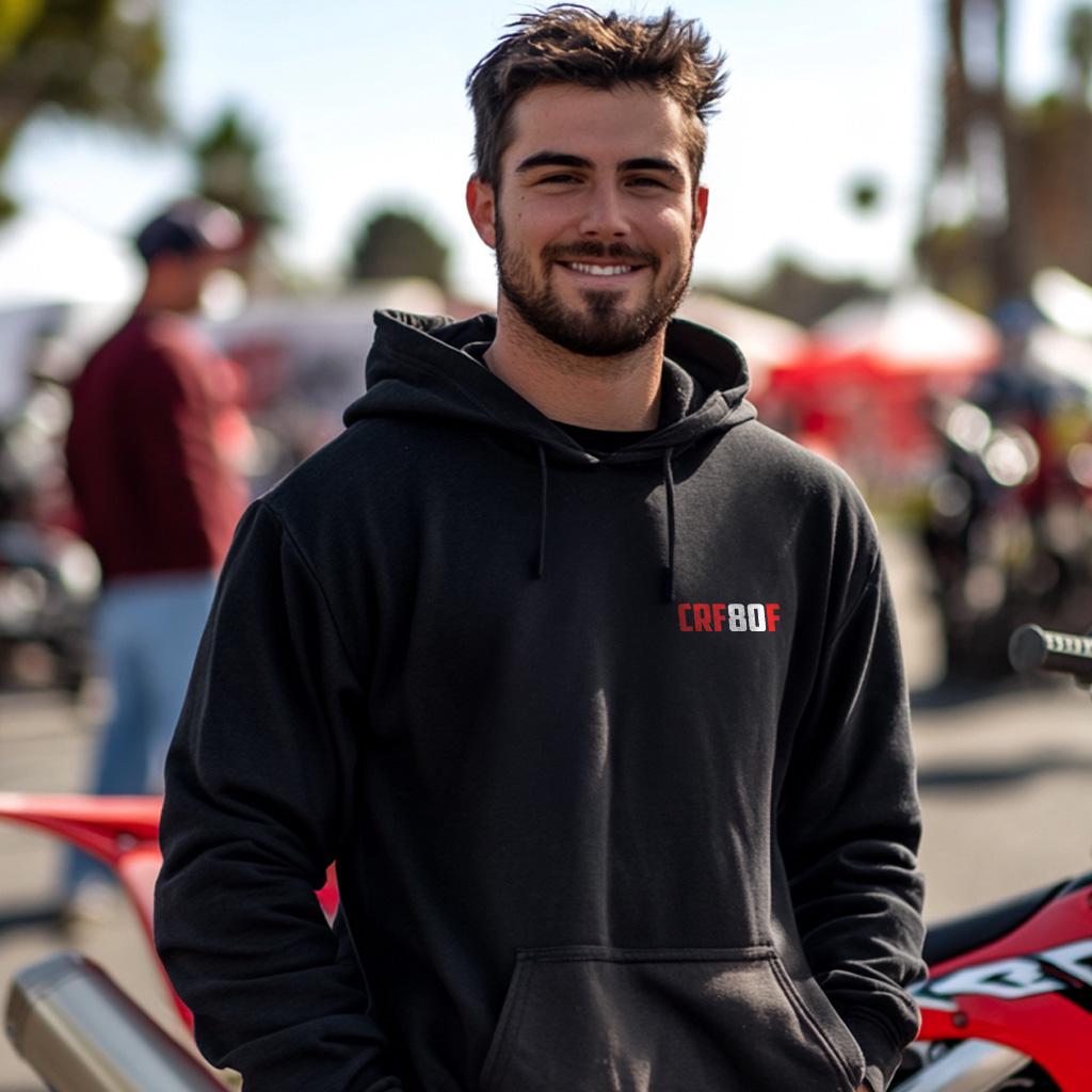 Honda CRF 80F Inspired Hoodies - Motorcycle Sweatshirt