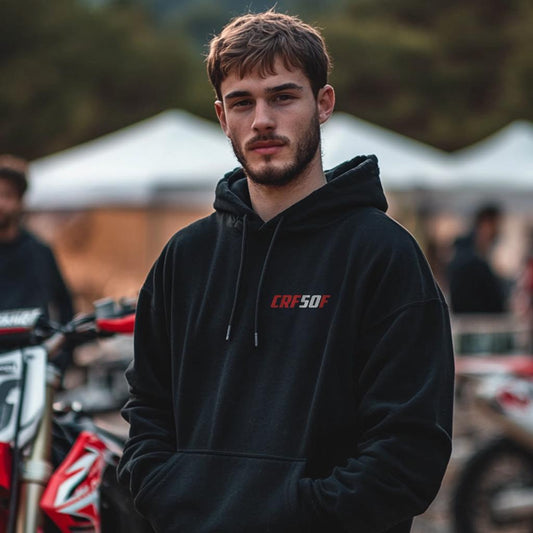 Honda CRF50F Inspired Hoodie - Motorcycle Sweatshirt