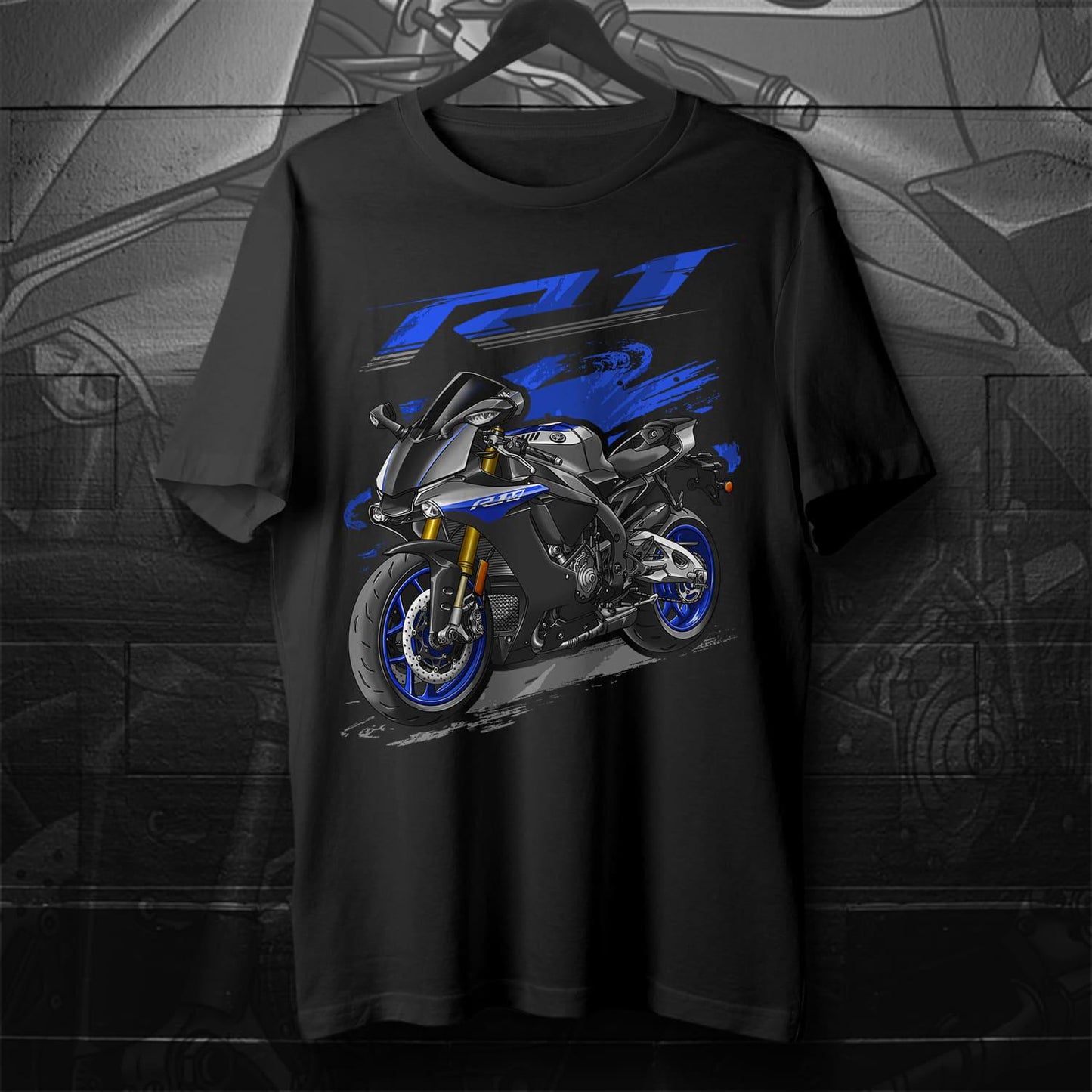 Yamaha YZF-R1M & R1S Inspired T-Shirt - Motorcycle Tee Shirt