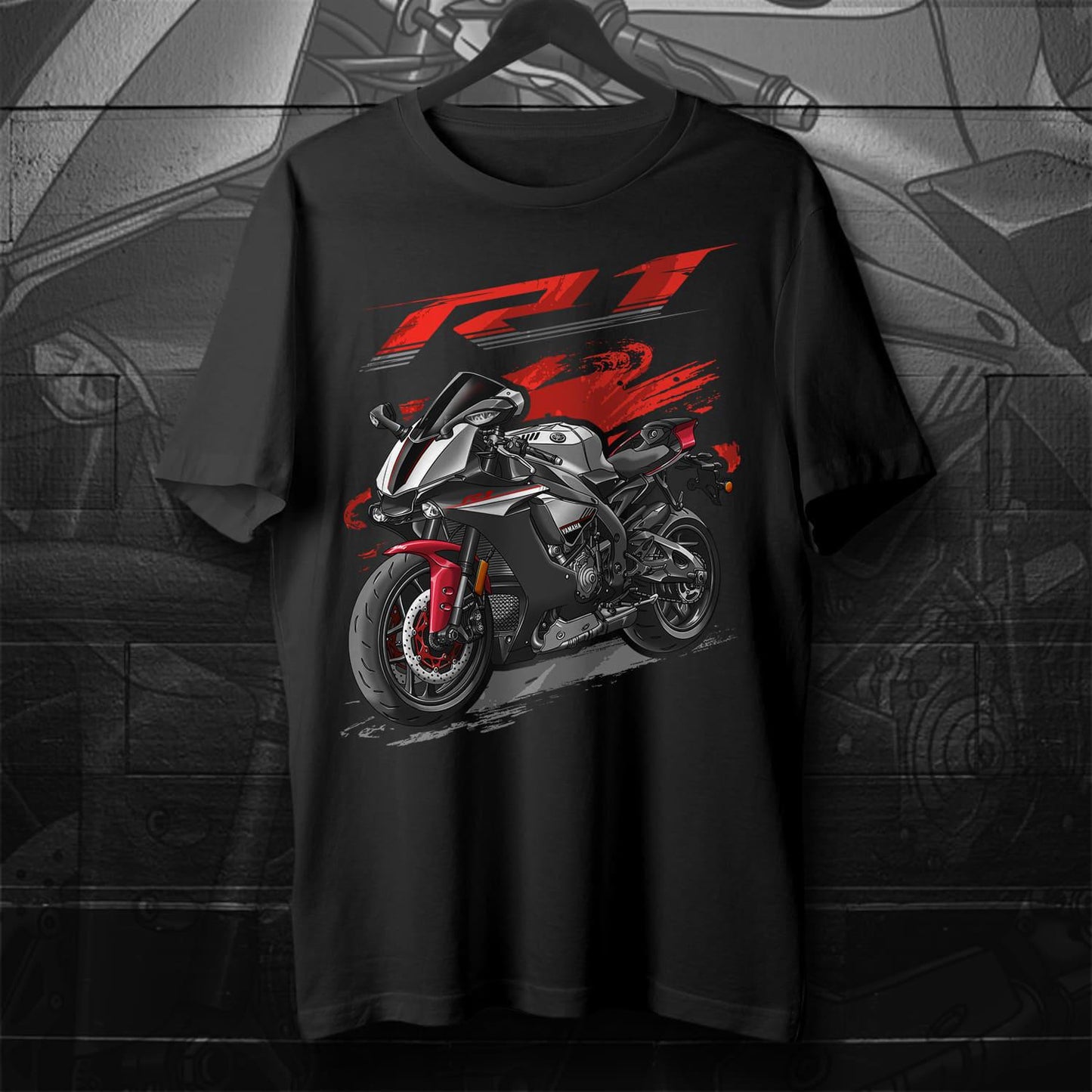 Yamaha YZF-R1M & R1S Inspired T-Shirt - Motorcycle Tee Shirt