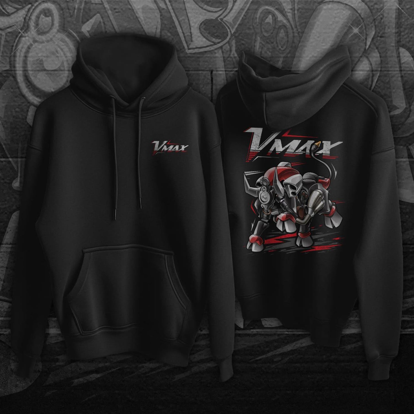 Yamaha VMax Inspired Hoodies - Motorcycle Sweatshirt