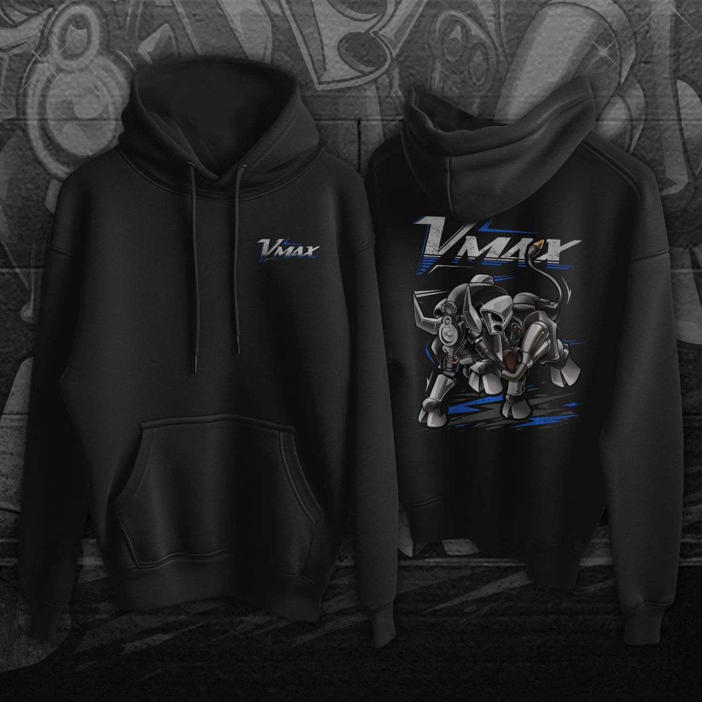 Yamaha VMax Inspired Hoodies - Motorcycle Sweatshirt