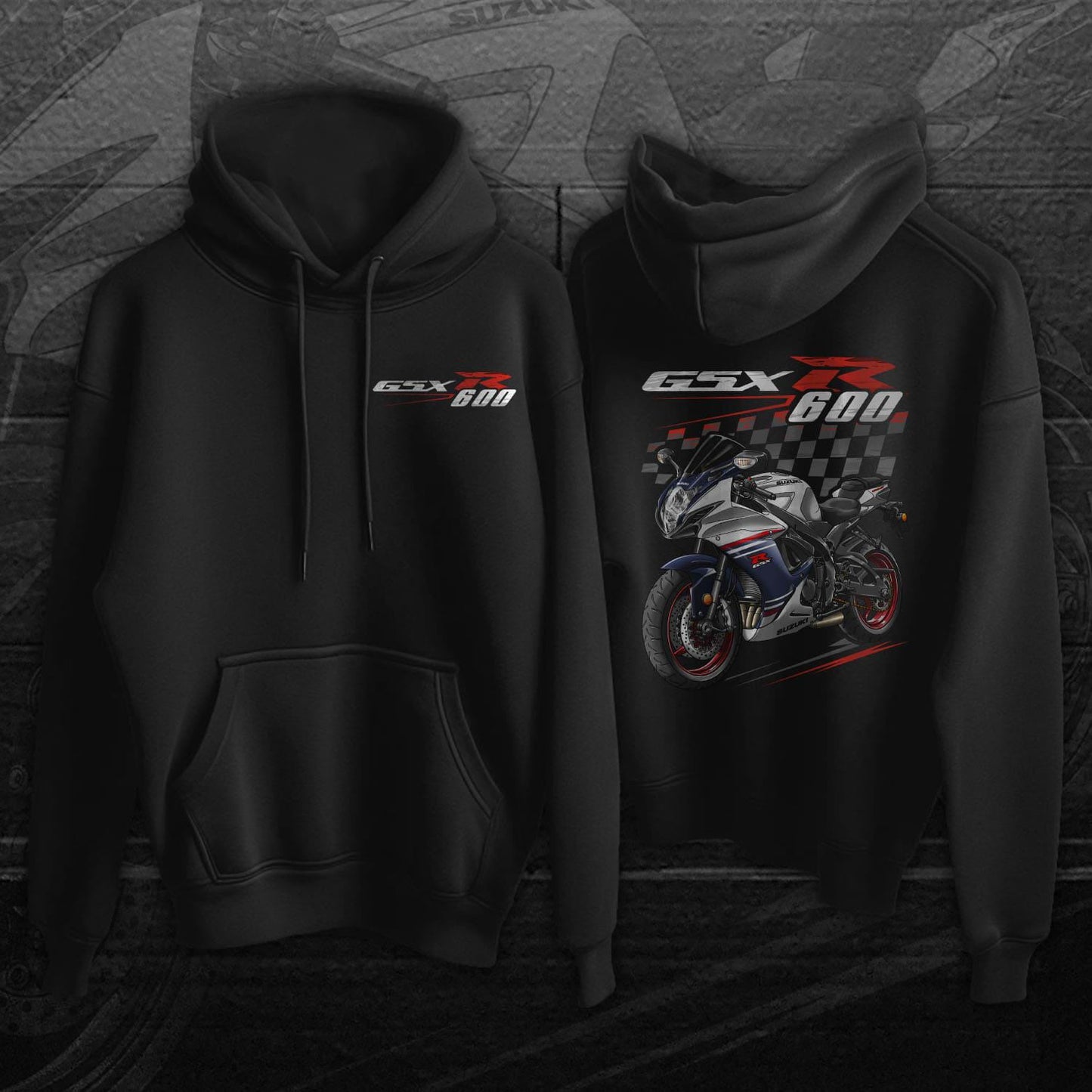 Suzuki GSX-R600 2023-24 Inspired Hoodie - Motorcycle Sweatshirt