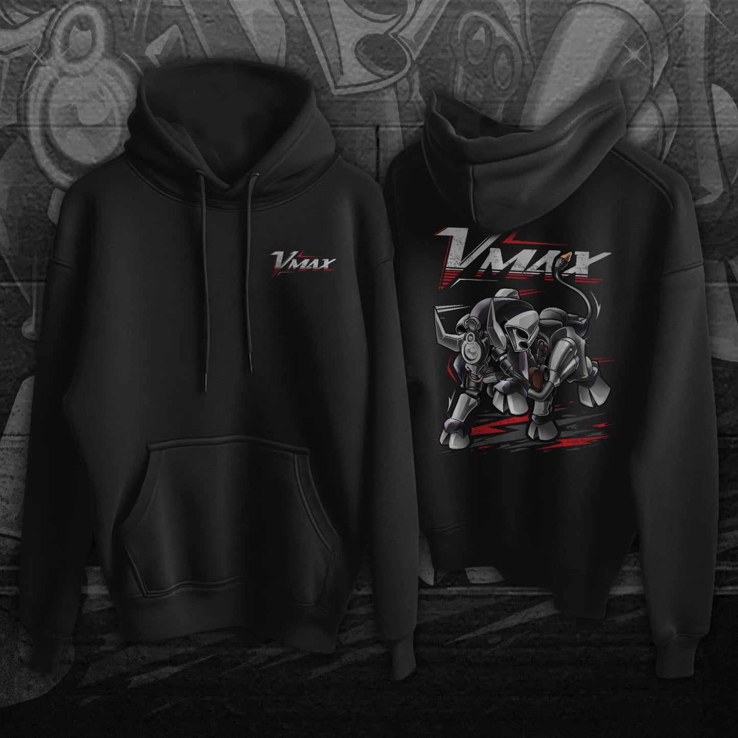Yamaha VMax Inspired Hoodies - Motorcycle Sweatshirt