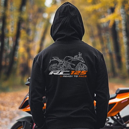 KTM RC 125 Hoodie - Motorcycle Sweatshirt for Riders