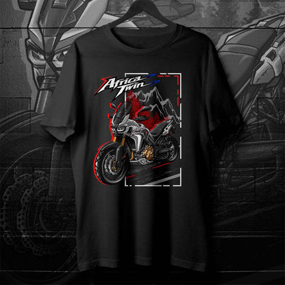 Honda CRF1000L Africa Twin 2016-19 Inspired T-Shirt - ADV Motorcycle Tee Shirt