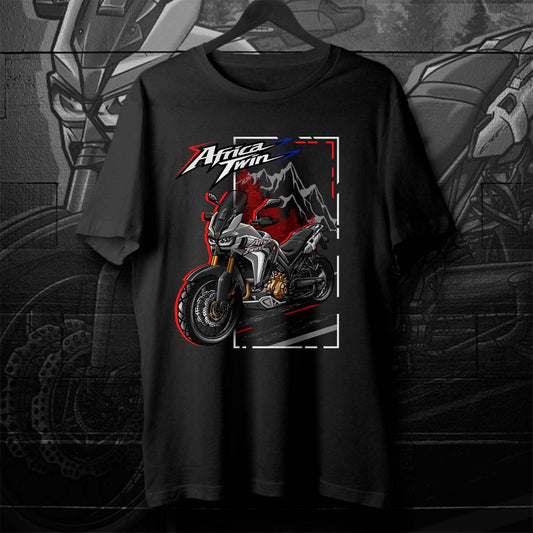 Honda CRF1000L Africa Twin 2016-19 Inspired T-Shirt - ADV Motorcycle Tee Shirt