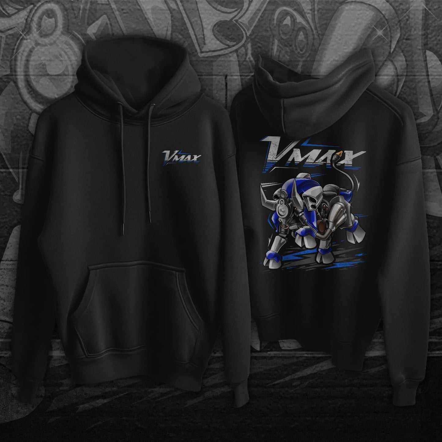 Yamaha VMax Inspired Hoodies - Motorcycle Sweatshirt