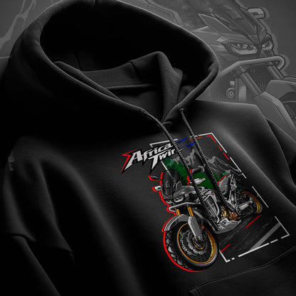 Honda CRF1000L2 Africa Twin ADV Sports 2018-19 Inspired Hoodie - Motorcycle Sweatshirt
