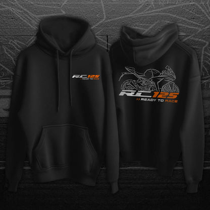 KTM RC 125 Hoodie - Motorcycle Sweatshirt for Riders