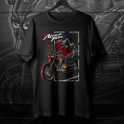 Honda CRF1000L Africa Twin 2016-19 Inspired T-Shirt - ADV Motorcycle Tee Shirt
