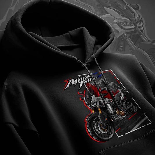 Honda CRF1000L Africa Twin 2016-19 Inspired Hoodie - ADV Motorcycle Sweatshirt