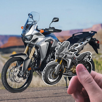 Honda CRF1000L Africa Twin 2016-19 Inspired Stickers - Set of 3 Motorcycle Decals