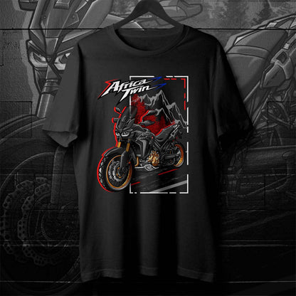 Honda CRF1000L Africa Twin 2016-19 Inspired T-Shirt - ADV Motorcycle Tee Shirt