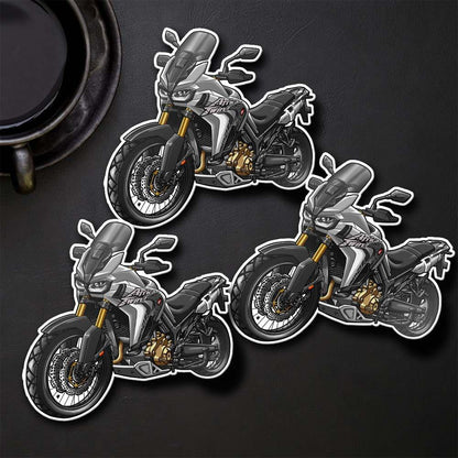 Honda CRF1000L Africa Twin 2016-19 Inspired Stickers - Set of 3 Motorcycle Decals