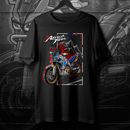 Honda CRF1000L2 Africa Twin ADV Sports 2018-19 Inspired T-Shirt - Motorcycle Tee Shirt