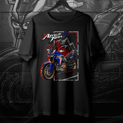 Honda CRF1000L Africa Twin 2016-19 Inspired T-Shirt - ADV Motorcycle Tee Shirt