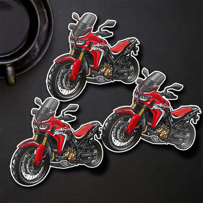 Honda CRF1000L Africa Twin 2016-19 Inspired Stickers - Set of 3 Motorcycle Decals