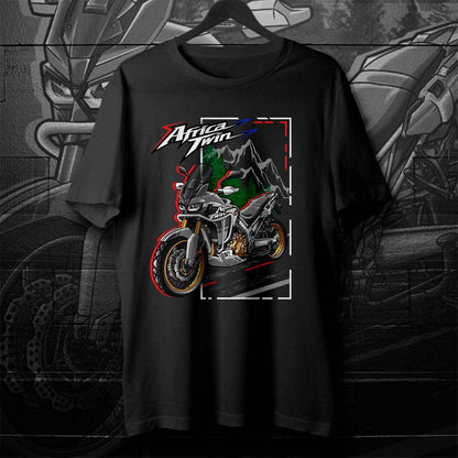 Honda CRF1000L2 Africa Twin ADV Sports 2018-19 Inspired T-Shirt - Motorcycle Tee Shirt