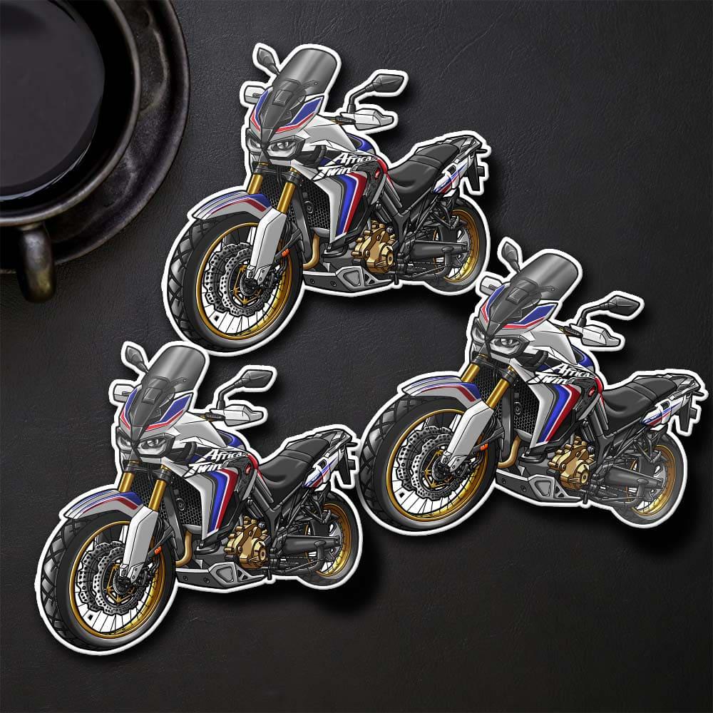 Honda CRF1000L Africa Twin 2016-19 Inspired Stickers - Set of 3 Motorcycle Decals