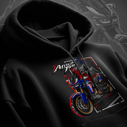 Honda CRF1000L Africa Twin 2016-19 Inspired Hoodie - ADV Motorcycle Sweatshirt