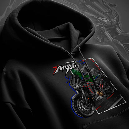 Honda CRF1100L Africa Twin 2020-23 Inspired Hoodie - Motorcycle Sweatshirt