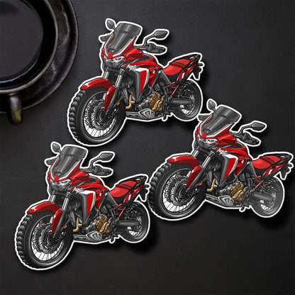 Honda CRF1100L Africa Twin 2020-23 Inspired Stickers - Set of 3 Motorcycle Decals