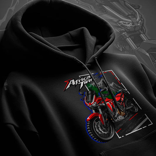 Honda CRF1100L Africa Twin 2020-23 Inspired Hoodie - Motorcycle Sweatshirt
