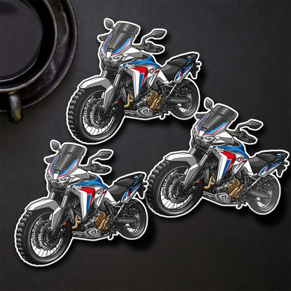 Honda CRF1100L Africa Twin 2020-23 Inspired Stickers - Set of 3 Motorcycle Decals