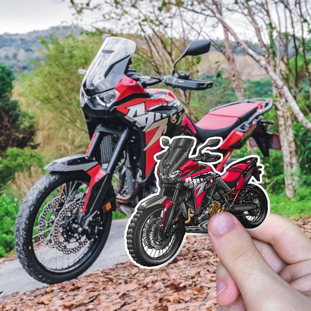Honda CRF1100L Africa Twin 2024 Inspired Stickers - Set of 3 Motorcycle Decals