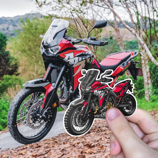 Honda CRF1100L Africa Twin 2024 Inspired Stickers - Set of 3 Motorcycle Decals