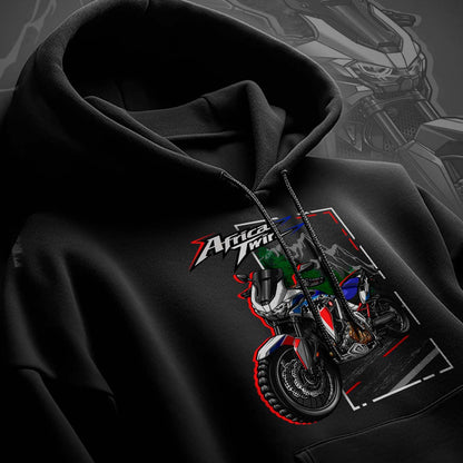 Honda CRF1100L Africa Twin 2020-23 Inspired Hoodie - Motorcycle Sweatshirt