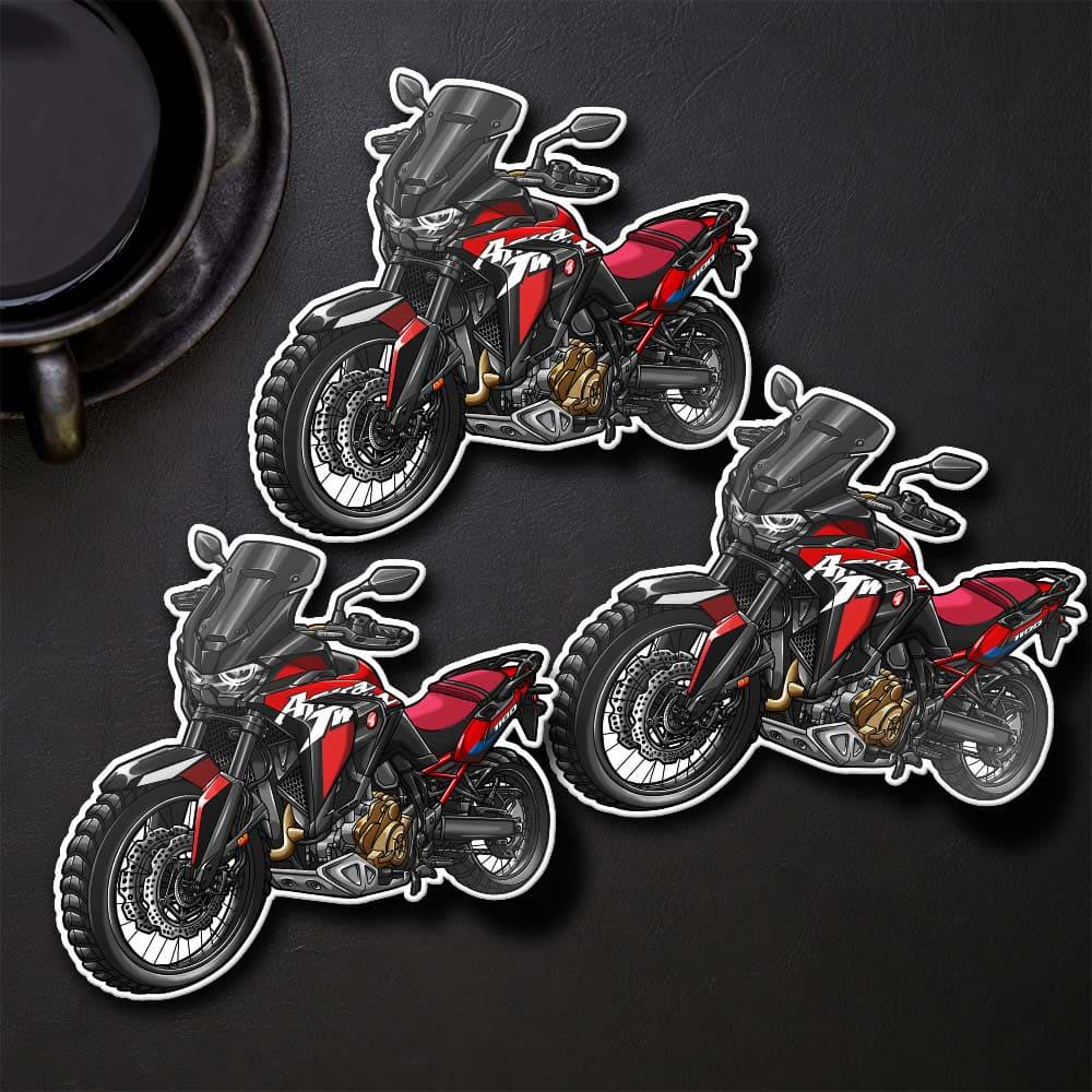 Honda CRF1100L Africa Twin 2020-23 Inspired Stickers - Set of 3 Motorcycle Decals