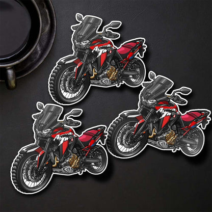 Honda CRF1100L Africa Twin 2020-23 Inspired Stickers - Set of 3 Motorcycle Decals