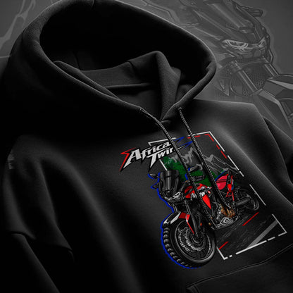 Honda CRF1100L Africa Twin 2020-23 Inspired Hoodie - Motorcycle Sweatshirt