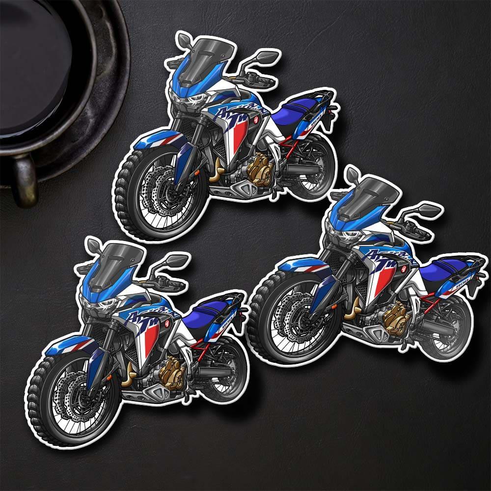 Honda CRF1100L Africa Twin 2020-23 Inspired Stickers - Set of 3 Motorcycle Decals