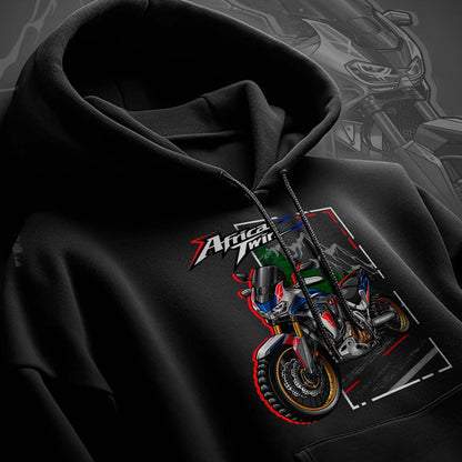 Honda CRF1100L Africa Twin ADV Sports 2020-24 Inspired Hoodie - Motorcycle Sweatshirt