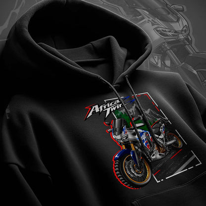 Honda CRF1100L Africa Twin ADV Sports 2020-24 Inspired Hoodie - Motorcycle Sweatshirt