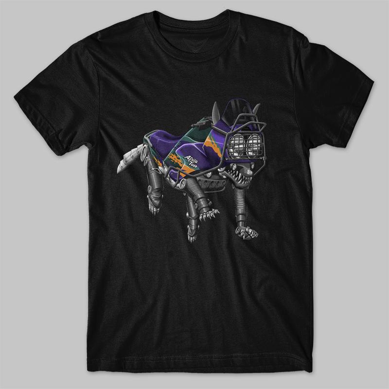 Honda Afriсa Twin XRV75O Inspired T-Shirt - ADV Motorcycle Tee Shirt