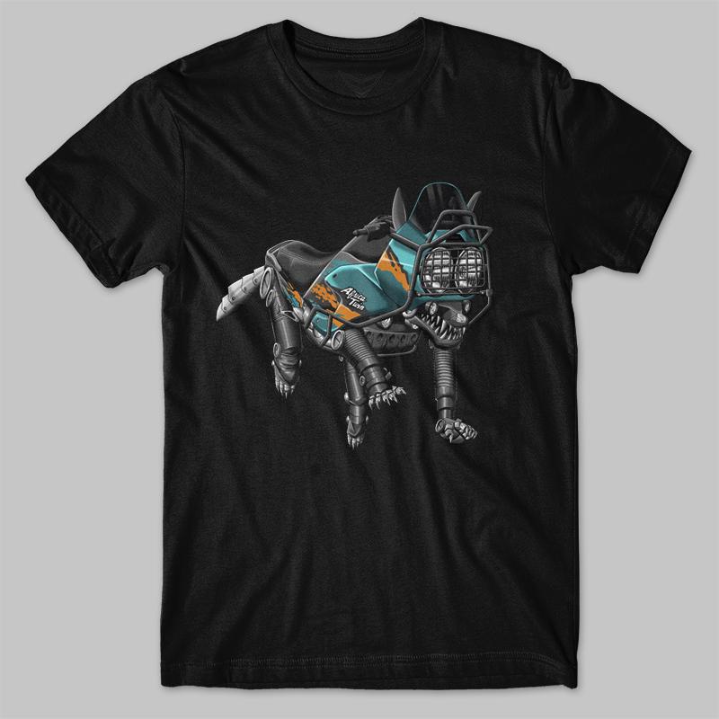 Honda Afriсa Twin XRV75O Inspired T-Shirt - ADV Motorcycle Tee Shirt