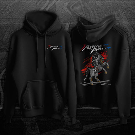 Honda CRF1000L2 Africa Twin Adventure Sports 2018-19 Inspired Hoodie - Motorcycle Sweatshirt