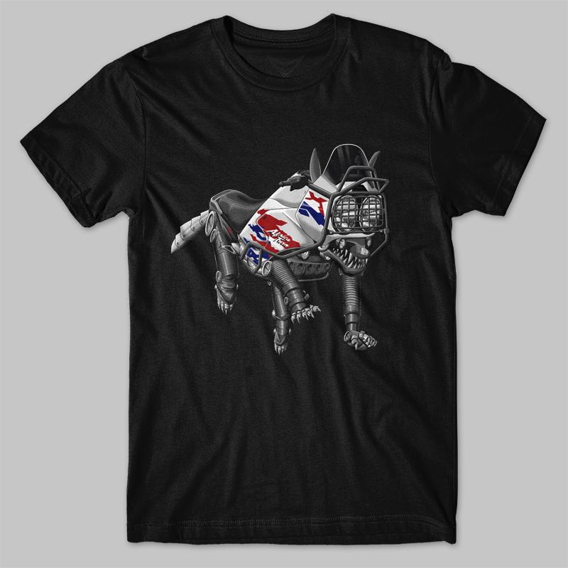 Honda Afriсa Twin XRV75O Inspired T-Shirt - ADV Motorcycle Tee Shirt